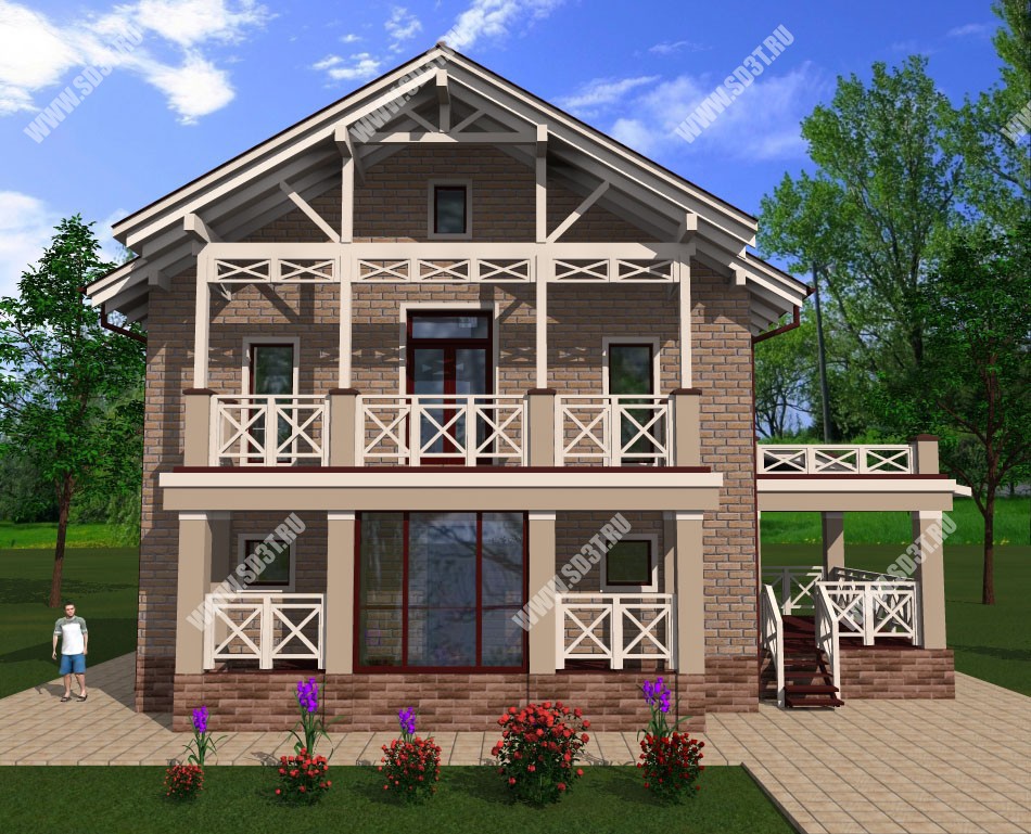 Balkoni, terase, verande: je li preporučljivo graditi kanadsku kuću s dodatnim vanjskim strukturama